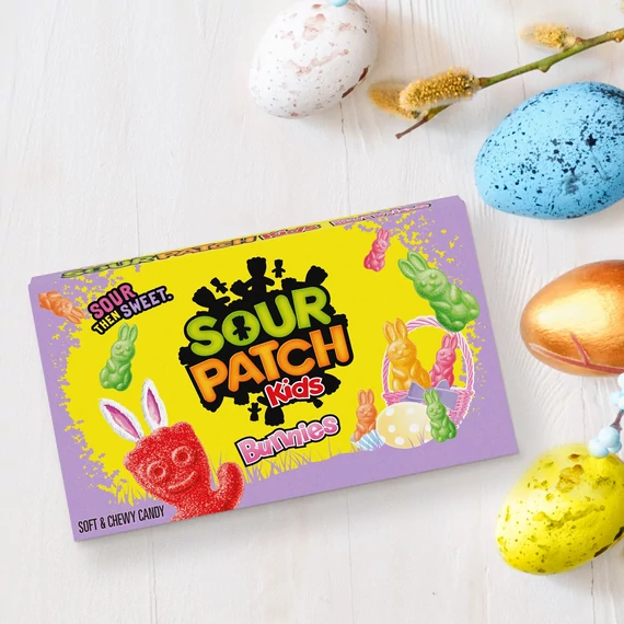 Sour Patch Kids Bunnies húsvéti nyúl formájú savanyú amerikai gumicukor 88g