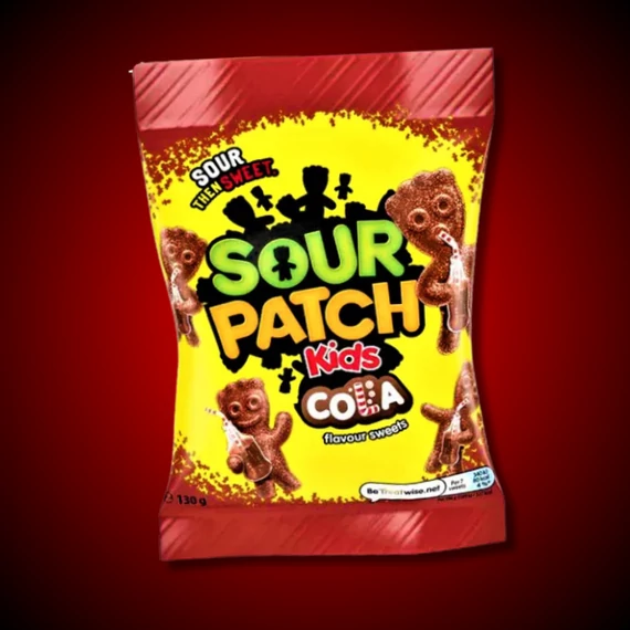 Sour Patch Kids Cola ízű savanyú gumicukor 130g