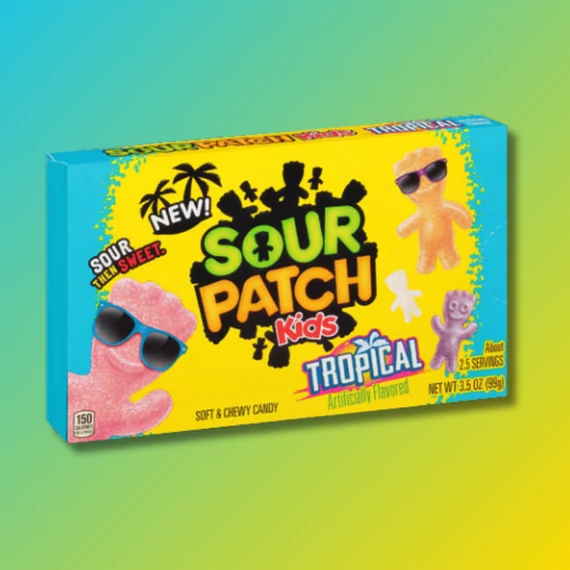 Sour Patch Kids savanyú trópusi ízű gumicukor 99g