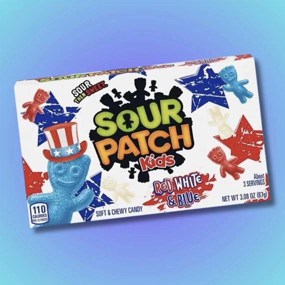 Sour Patch Kids Red White Blue édes-savanyú gumicukor 87g