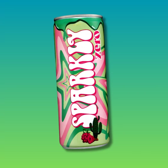 Sparkly zero kaktusz-málna ízű szénsavas üdítőital 250ml