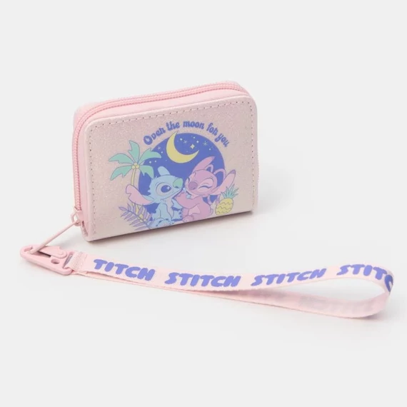 Stitch rózsaszín pénztárca