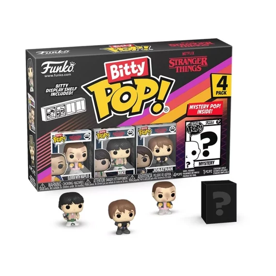 Funko POP! Stranger Things - Eleven, Mike, Jonathan és egy Mystery figura