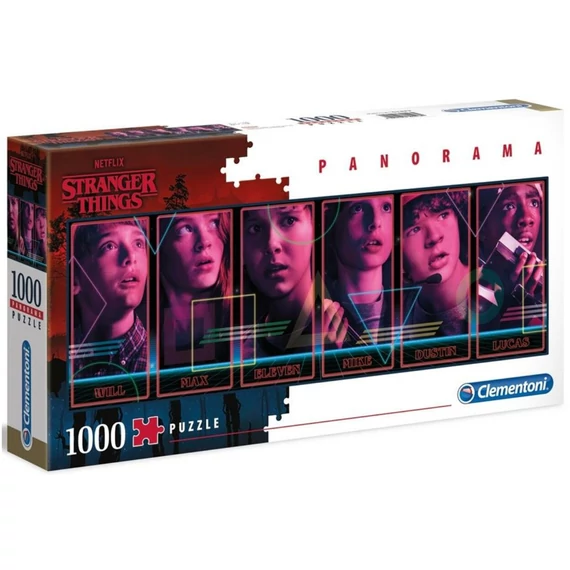 Stranger Thing szereplők panoráma puzzle - 1000 db 