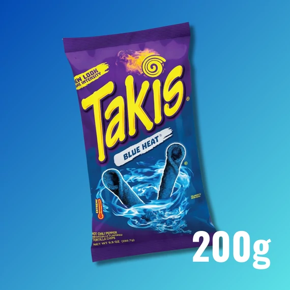 Takis Blue Heat csípős mexikói chips 200g - MegaBest