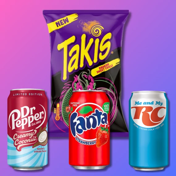 Takis mexikói chips + 3 db amerikai ajándék üdítő 