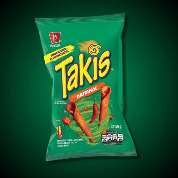 Takis Original Mexicói csípős chips 56g
