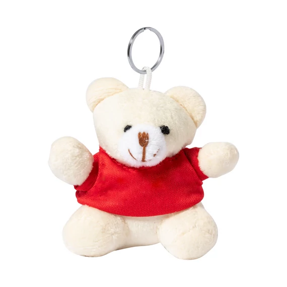 Teddy plüssmackó kulcstartó