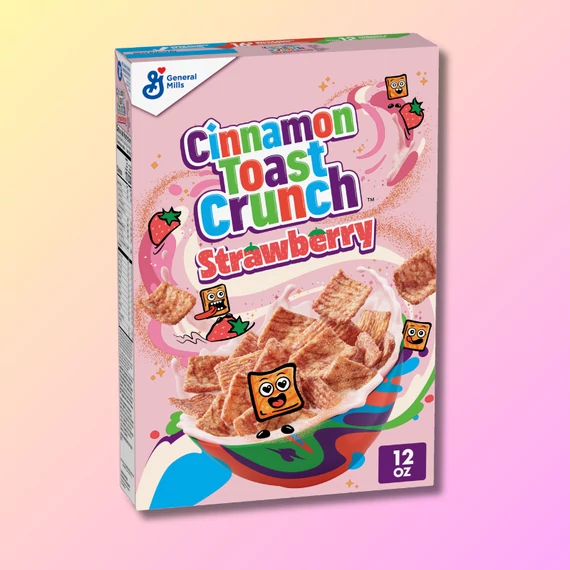 Cinnamon Toast Crunch Strawberry eper ízű Kanadai gabonapehely 340g