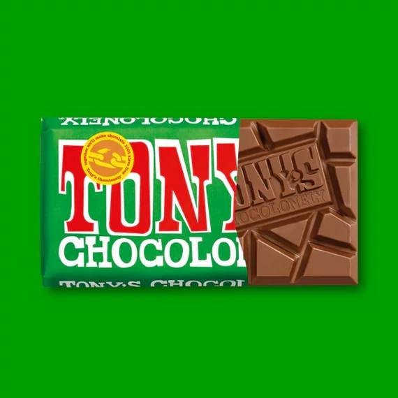 Tonys Chocolonely Hazelnut Milk mogyoróval töltött tejcsokoládé 180g