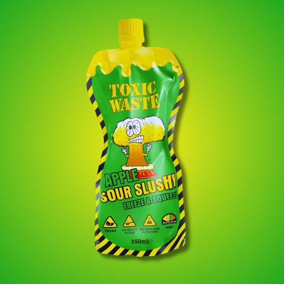 Toxic Waste Apple Sour Slushy alma ízű savanyú jégkása 250ml