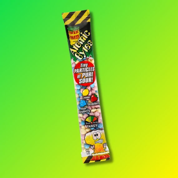 Toxic Waste Atomic Bytes savanyú keménycukorkák 60g