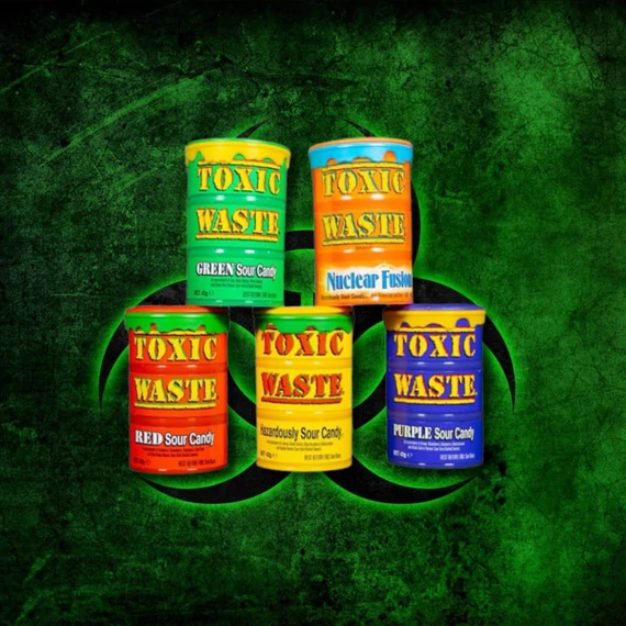 Toxic Waste extra savanyú cukor csomag 210g