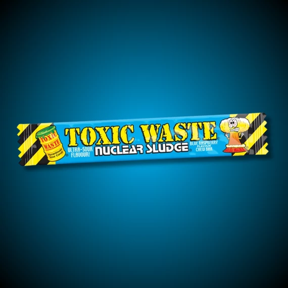 Toxic Waste Nuclear Sludge kék málna ízű rágós cukorka 20g