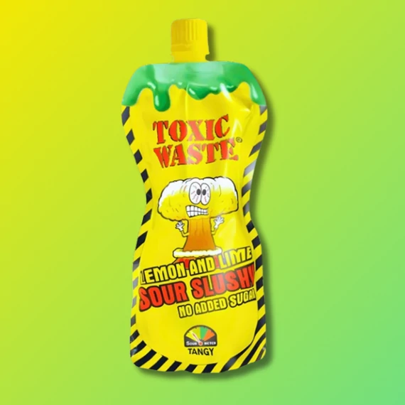 Toxic Waste Lemon and Lime Sour Slushy citrom és lime ízű savanyú jégkása 250ml