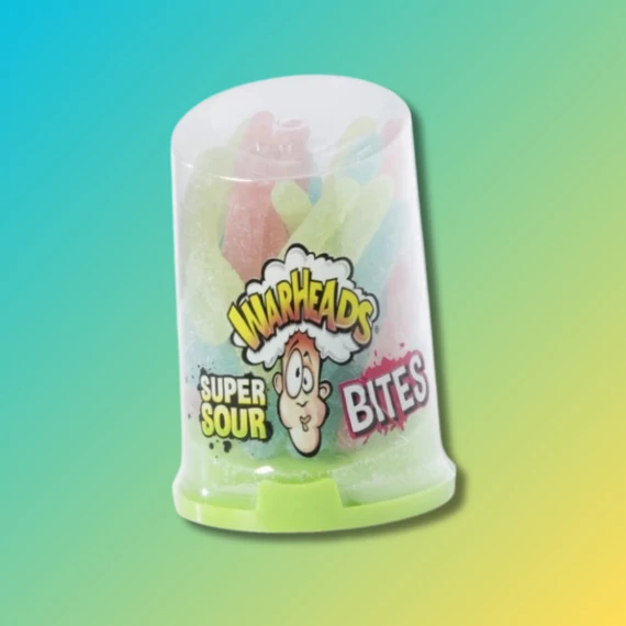 Warheads Super Sour Bites savanyú gumicukor falatkák 80g