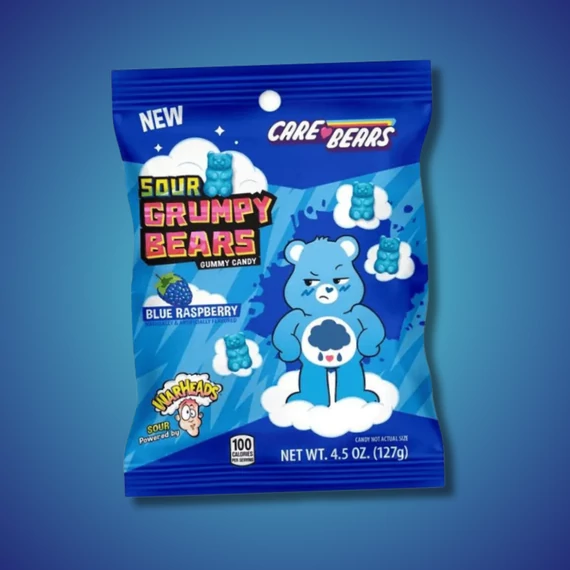 Warheads Sour Grumpy Bears savanyú gumicukor 127g