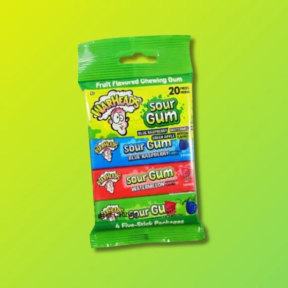 Warheads Sour Gum savanyú amerikai gyümölcsös rágógumi válogatás 50g