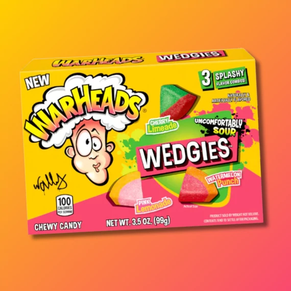 Warheads Wedgies savanyú rágós gumicukor 99g