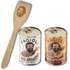 Kép 1/4 - Bud Spencer csomag - szalonnás-hagymás bab és TexMex mexikói bab Bud Spencer fakanállal 2x400g