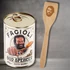 Kép 1/4 - Bud Spencer szalonnás-hagymás bab és Bud Spencer fakanál 400g 