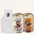 Kép 1/4 - Bud Spencer csomag - szalonnás-hagymás bab és TexMex mexikói bab Bud Spencer konyhai köténnyel 2x400g