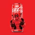 Kép 1/2 - Coca Cola Deadpool limitált szénsavas üdítőital 330ml