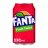 Kép 2/3 - Fanta Fruit Twist UK vegyes gyümölcs ízű szénsavas üdítőital 330ml