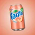 Kép 1/2 - Fanta Peach USA barack ízű üdítőital 355ml