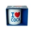 Kép 2/3 - I love cock pajzán bögre