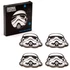 Kép 2/5 - Star Wars Stormtrooper poháralátét szett