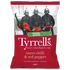 Kép 2/2 - Tyrrells cheddar chilis és kalifornia paprikás burgonyachips 2x40g