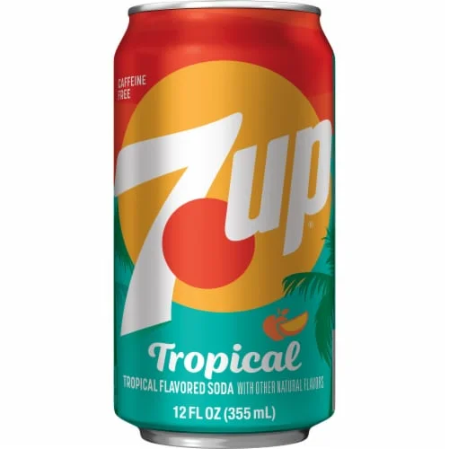 7up Tropical USA limited trópusi ízű szénsavas üdítőital 355ml