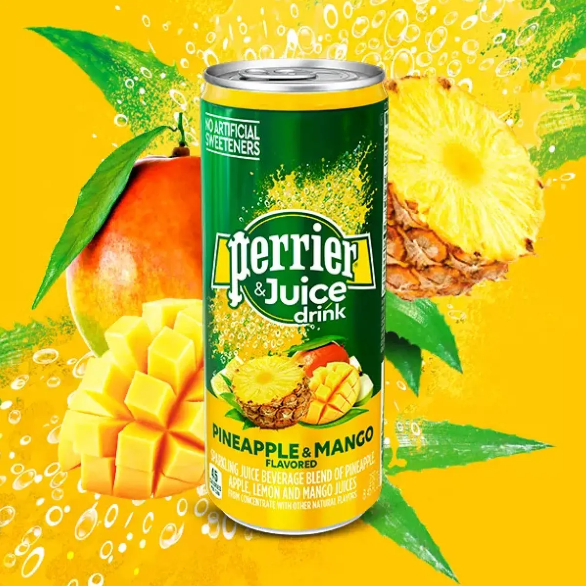 Perrier & Juice - Ananász és Mangó  250 ml  