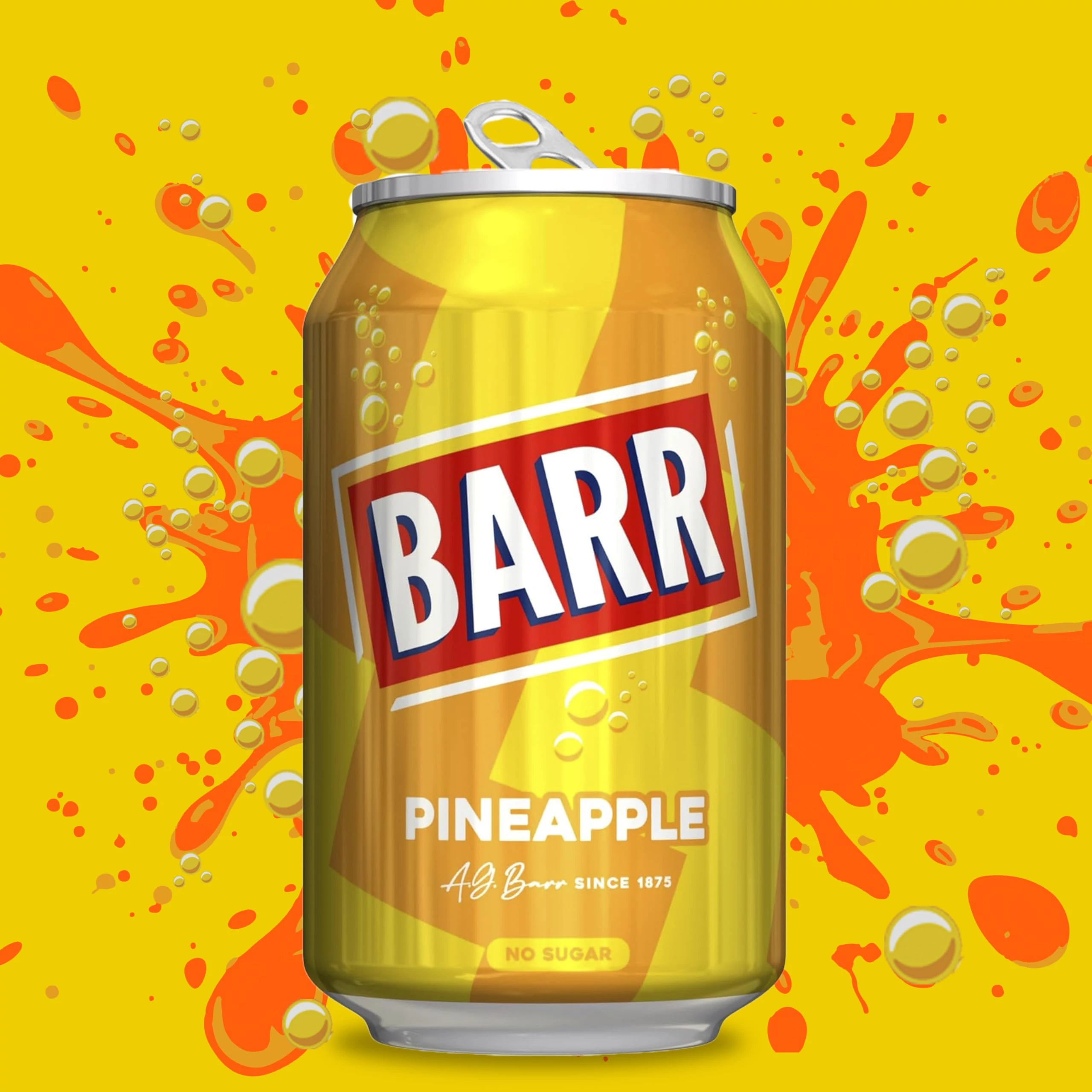 Barr Pineapple ananász ízű üdítőital 330ml