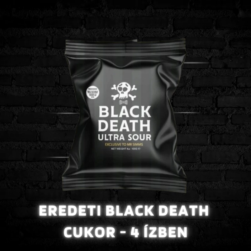 Eredeti Black Death Cukrok