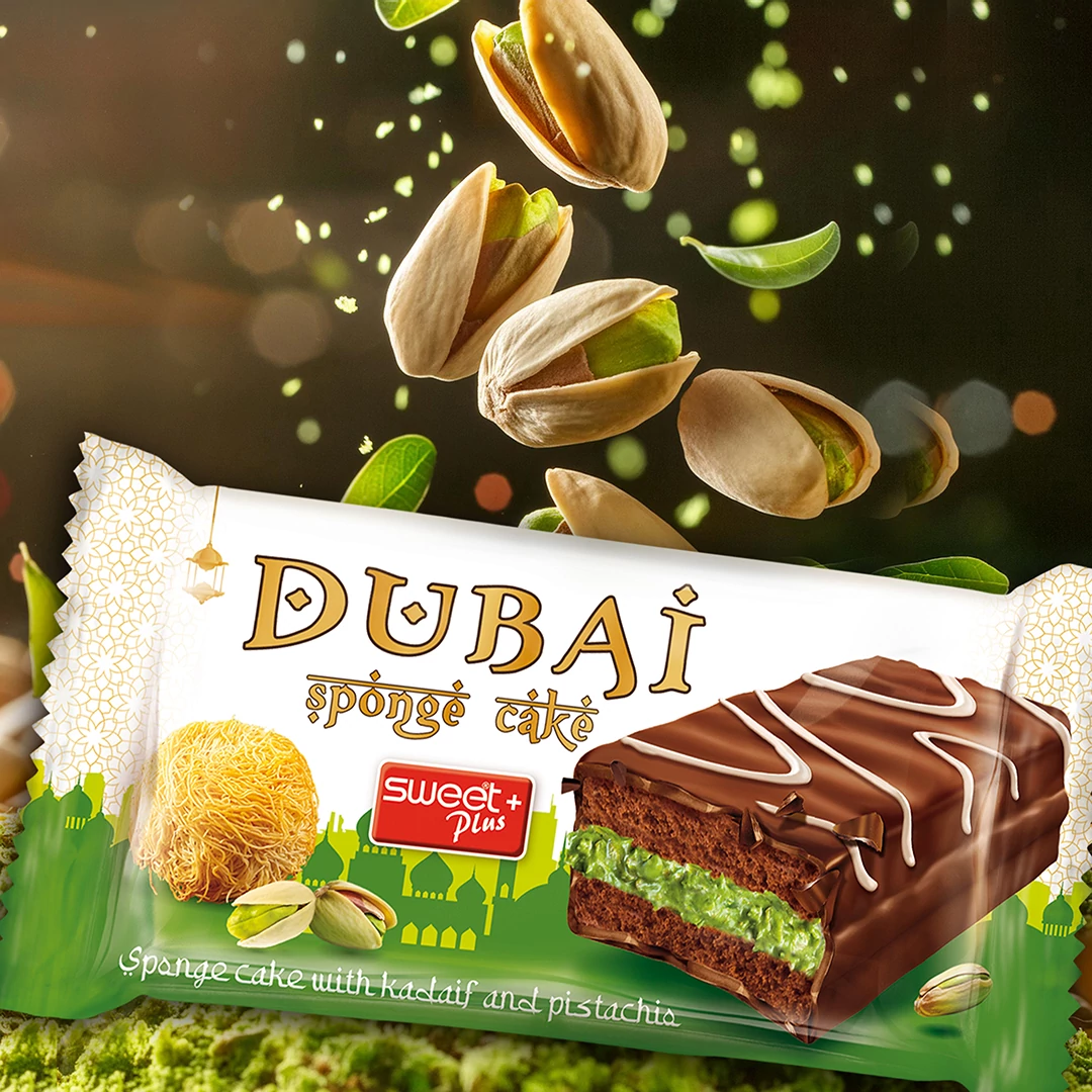 Sweet Plus Dubai csokoládés sütemény 50g