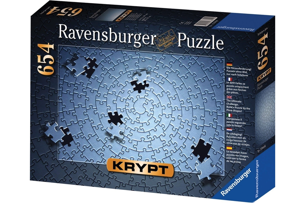 Lehetetlen puzzle ezüst színben 654 db