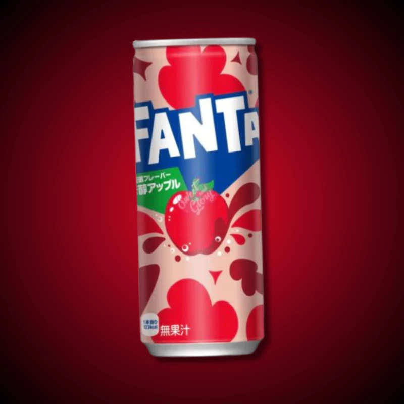 Fanta Juice Apple Japán alma ízű szénsavas üdítőital 500ml