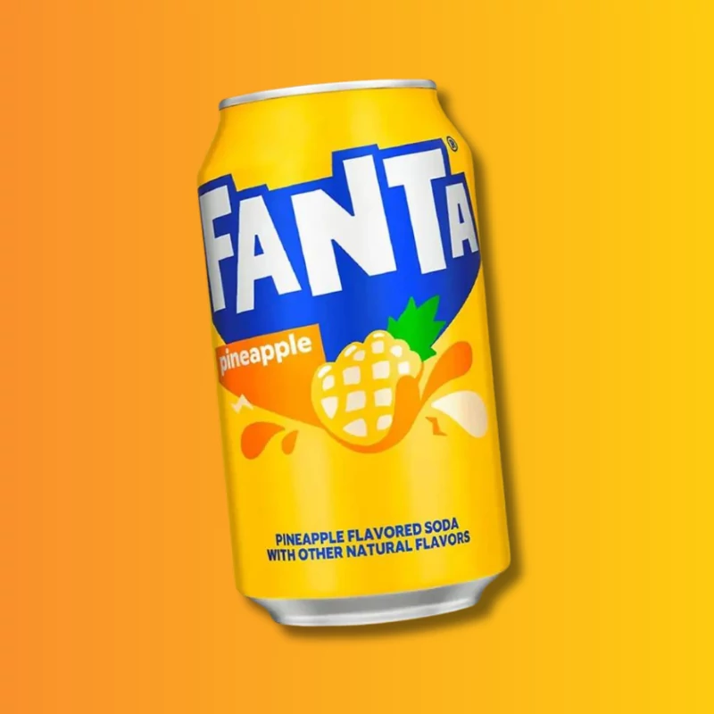 Fanta Pineapple USA ananász ízű üdítőital 355ml