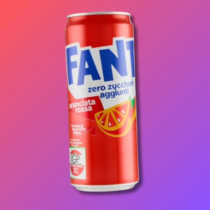 Fanta Zero Vérnarancs ízű szénsavas üdítő 330ml