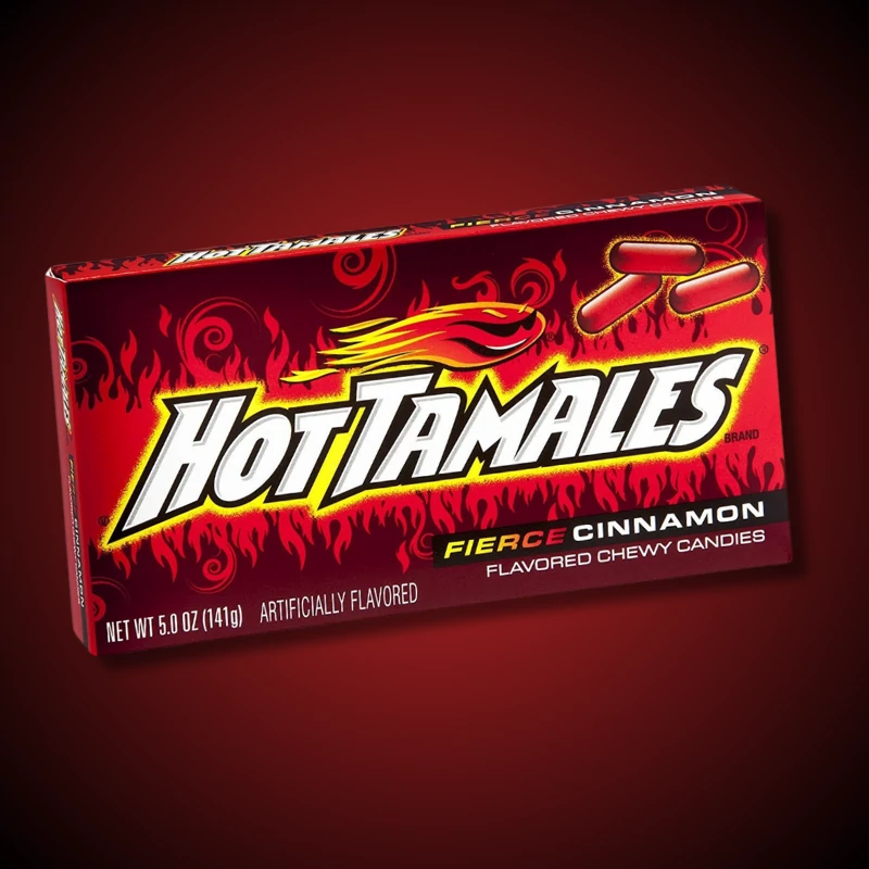 Hot Tamales fahéjas cukorka 121g