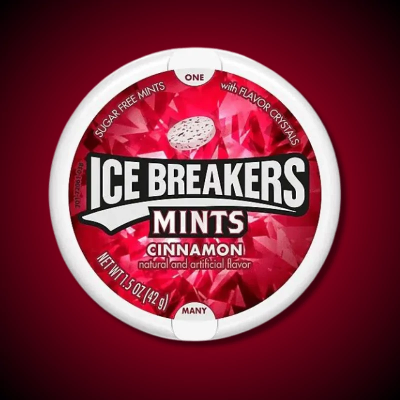 Ice Breakers Mints Cinnamon fahéj és mentol ízű cukorka 42g