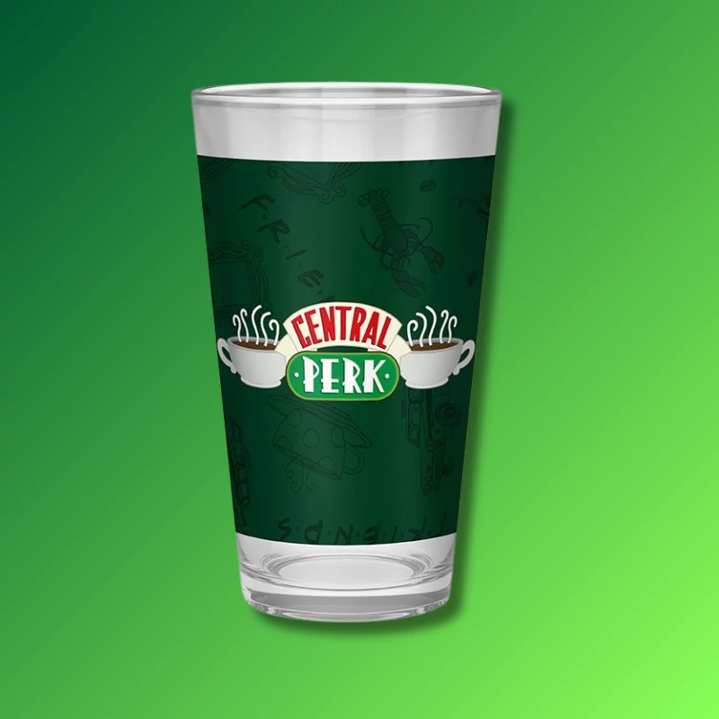 Jóbarátok Central Perk üvegpohár