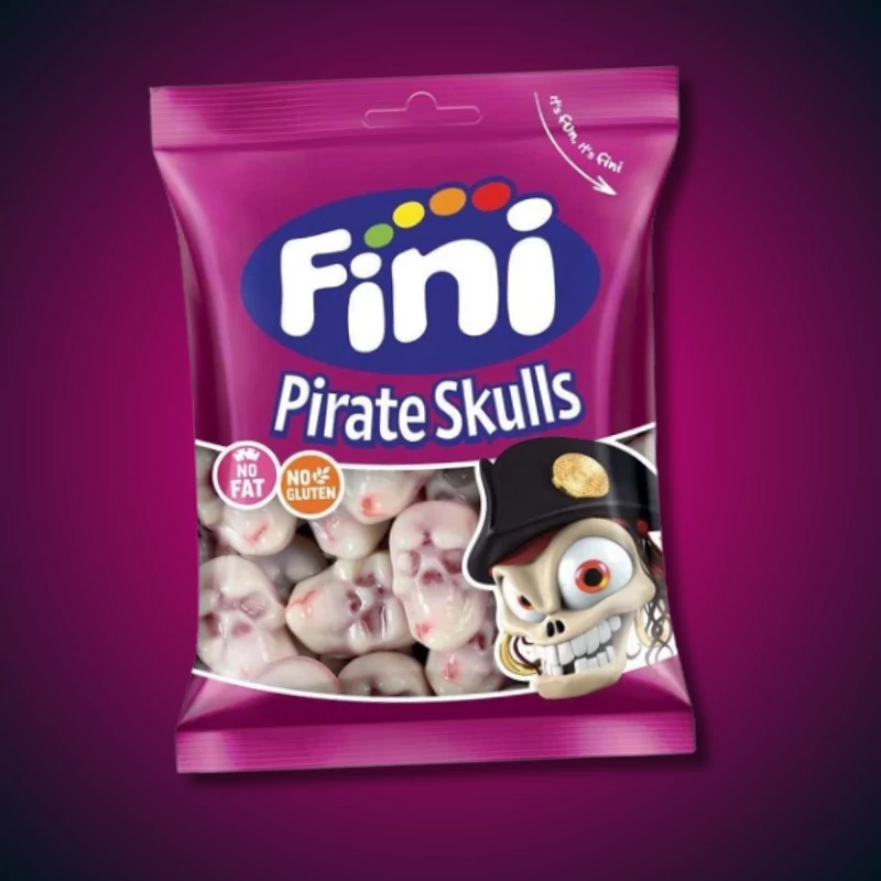 Fini Kalóz koponya gumicukor gyümölcsös ízben 75g