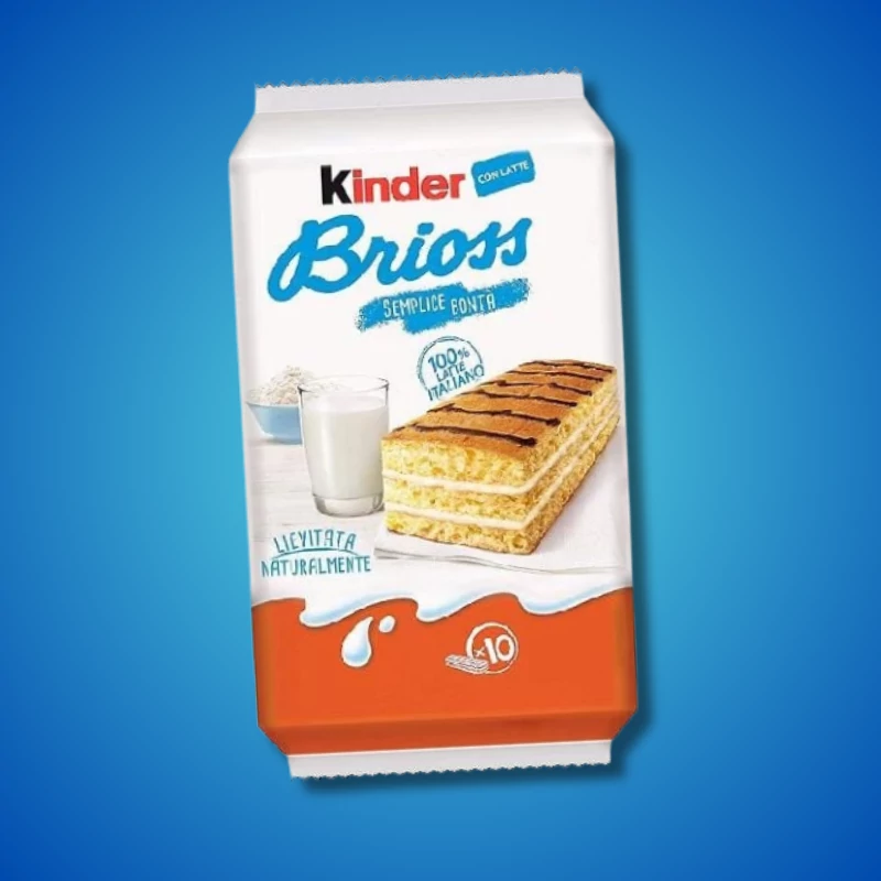 Kinder Brioss tejkrémmel töltött olasz sütemény családi kiszerelés 10x27g