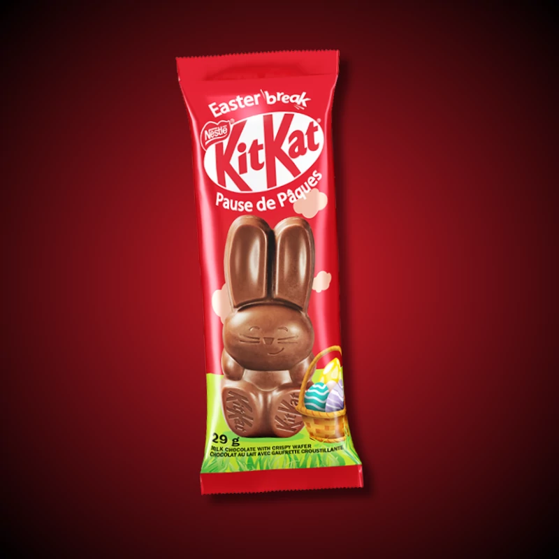 KitKat húsvéti nyuszi tejcsokoládé szelet 29g