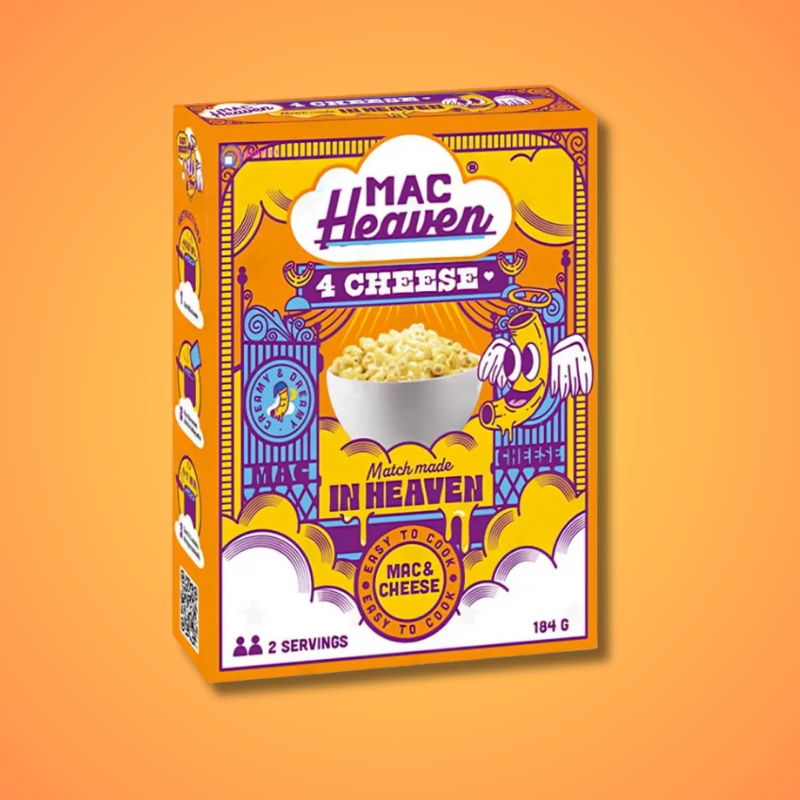Mac Heaven 4 Cheese 4 sajtos Mac and Cheese 184g