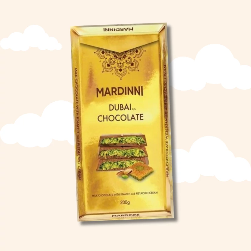 Prémium Mardinni dubai csokoládé 200g