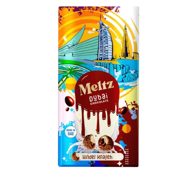 Meltz Kinder Dubai csokoládé Kinder csoki ízesítéssel 192g 